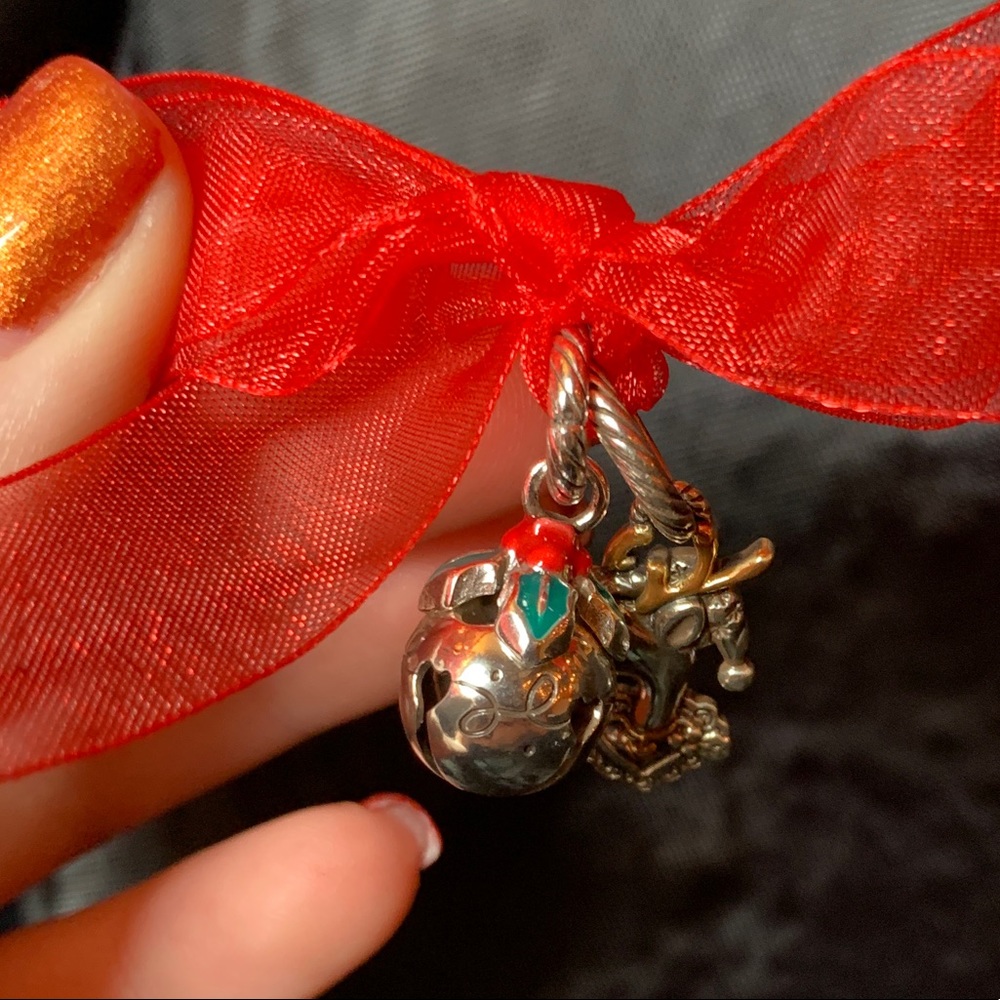 BRIGHTON Christmas/Holiday Charms REINDEER & BELL